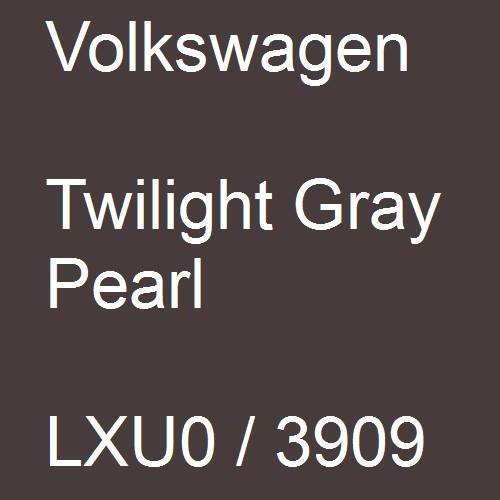 Volkswagen, Twilight Gray Pearl, LXU0 / 3909.